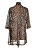 Crazy Train Animal Print Brown Kimono One size - photo 2