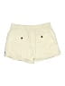 Unbranded 100% Polyester Solid Ivory Khaki Shorts Size XXL - photo 2