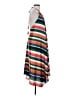 Lulus 100% Polyester Stripes Teal Casual Dress Size XS - photo 4