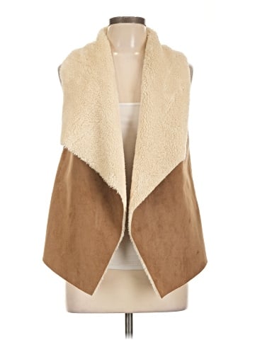 Lauren by Ralph Lauren Faux Fur Vest (view 1)
