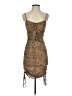 Shein Animal Print Brown Cocktail Dress Size 2 - photo 1