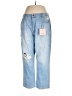 DL1961 100% Cotton Graphic Blue Jeans Size 33 waist - photo 1