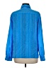 Evan Picone 100% Silk Stripes Blue Long Sleeve Silk Top Size 6 - photo 2