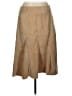 Larry Levine Chevron-herringbone Tan Casual Skirt Size 12 - photo 1