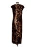 Chico's Animal Print Brown Cocktail Dress Size Lg (2.5) - photo 2