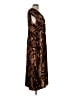 Chico's Animal Print Brown Cocktail Dress Size Lg (2.5) - photo 4