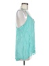 Chaser 100% Viscose Teal Sleeveless Blouse Size M - photo 4
