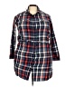Universal Thread Plaid Blue Casual Dress Size XXL - photo 1
