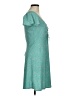 Levi's 100% Polyester Hearts Teal Casual Dress Size M - photo 4