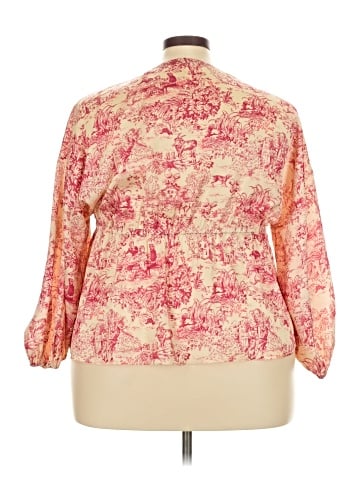 Elizabeth and James 3/4 Sleeve Blouse (view 2)