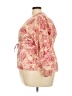 Elizabeth and James 100% Polyester Pink Tan 3/4 Sleeve Blouse Size XXL (estimated) - photo 5