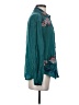 Johnny Was 100% Rayon Paisley Floral Teal Long Sleeve Blouse Size S - photo 4