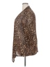 Aqua Blues Animal Print Brown Kimono Size 2X - photo 5