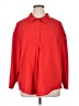 Shein Curve Red Long Sleeve Blouse Size 1X - photo 1