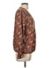 Shein Curve 100% Polyester Paisley Brown Long Sleeve Blouse Size 12 Plus (0) - photo 4