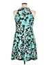 Wisp Floral Teal Cocktail Dress Size 14 (petite) - photo 2