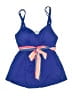 Pez D'Or Color Block Blue One Piece Swimsuit Size S - photo 1