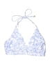 Jessica Simpson Floral Blue Swimsuit Top Size S (estimated) - photo 1