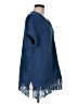 Purejill Blue Poncho Size M - photo 4