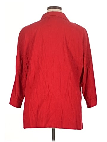 Chico's Design 3/4 Sleeve Button-Down Shirt (view 2)
