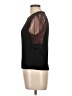 Zara Black 3/4 Sleeve Top Size L - photo 5