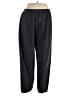 Hanes Solid Black Casual Pants Size XL - photo 1