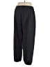 Hanes Solid Black Casual Pants Size XL - photo 2