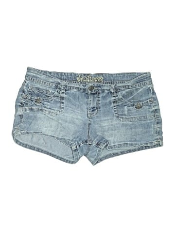 Wallflower Denim Shorts (view 1)