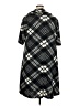 Sandra Darren Plaid Black Casual Dress Size 2X - photo 2