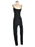 All Things Golden Solid Black Jumpsuit Size M - photo 1