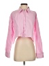 Noisy May Color Block Pink Long Sleeve Blouse Size XS - photo 1