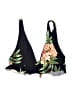 Unbranded Floral Black Swimsuit Top Size XS (estimated) - photo 2