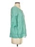 Assorted Brands Teal 3/4 Sleeve Blouse Size XS - photo 4