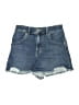 Express Blue Denim Shorts Size 0 - photo 1