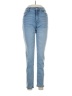 Aeropostale Solid Blue Jeans Size 8 LONG - photo 1