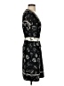 BCBGMAXAZRIA Graphic Black Casual Dress Size S - photo 4