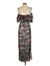 Hutch 100% Polyester Gray Cocktail Dress Size 4 - photo 2