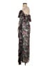 Hutch 100% Polyester Gray Cocktail Dress Size 4 - photo 5