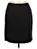 Worthington Solid Black Casual Skirt Size 10 Petite - photo 1