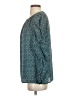 Max Studio 100% Polyester Teal Blue Long Sleeve Blouse Size XS (estimated) - photo 5