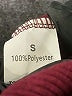 Unbranded 100% Polyester Solid Burgundy Cardigan Size S - photo 7