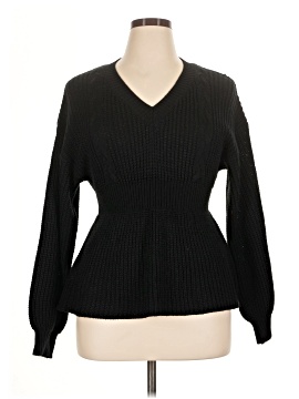 Shein Curve Pullover Sweater