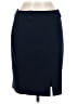 Escada Solid Blue Wool Skirt Size EU 38 / US 8 - photo 1