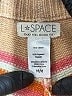 L Space 100% Polyester Stripes Tan Shorts Size M - photo 3