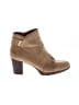 Anne Klein 100% Leather Tan Ankle Boots Size 9 1/2 - photo 1