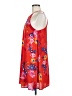 Everly 100% Polyester Print Red Casual Dress Size M - photo 5