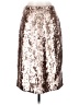 J.Crew 100% Polyester Metallic Silver Formal Skirt Size 2 - photo 1