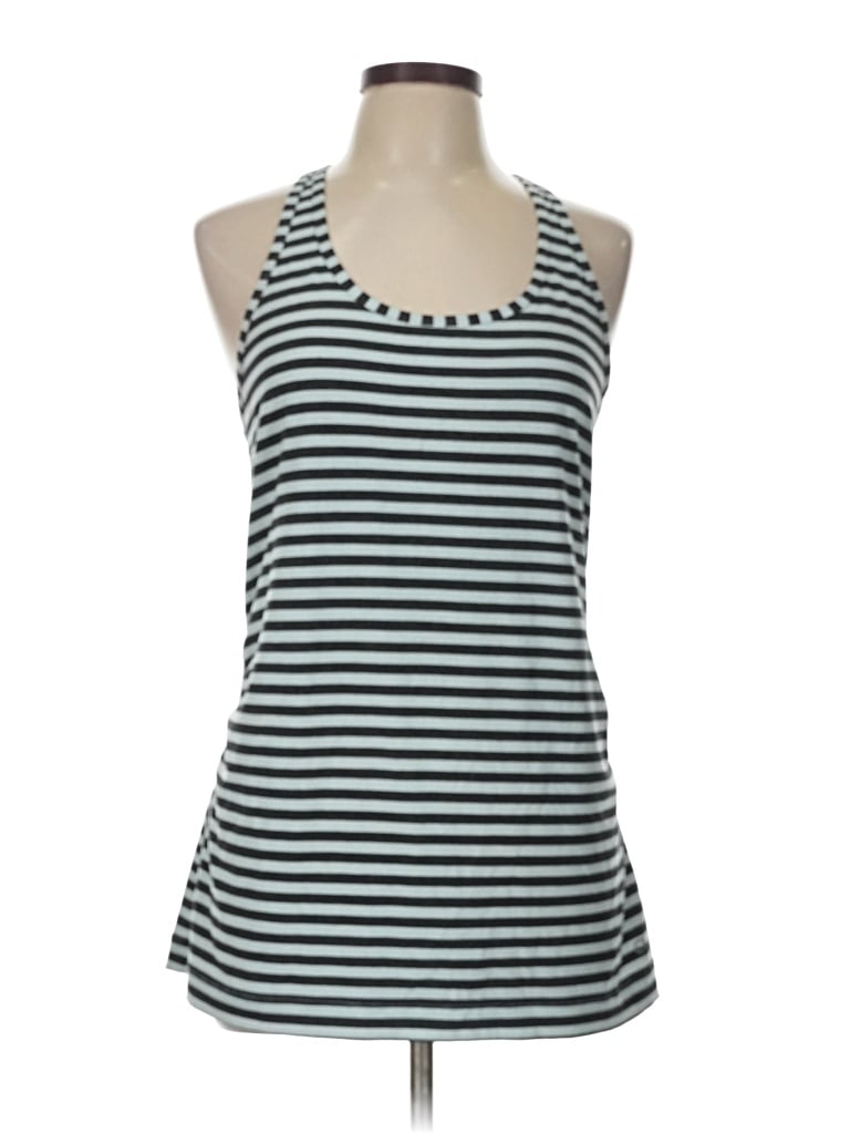 Pre-owned Gap Fit Tank Top Teal Halter Neckline Tops
