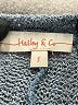 Hailey & Co. Metallic Blue Pullover Sweater Size S - photo 7