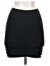 Silence and Noise Solid Black Casual Skirt Size S - photo 2